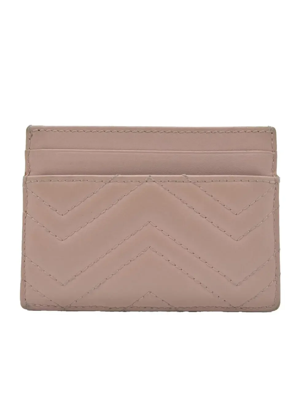 $370 Gucci  Double G Logo Leather Card Holder - Picture 5 of 15